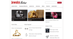 Desktop Screenshot of jewelrynotes.com